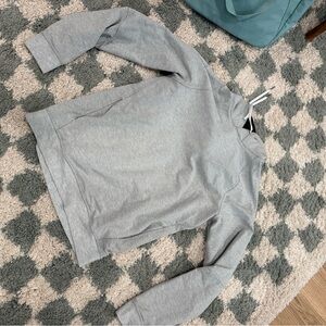 Lulu lemon Gray Long Sleeve Sweatshirt with hood